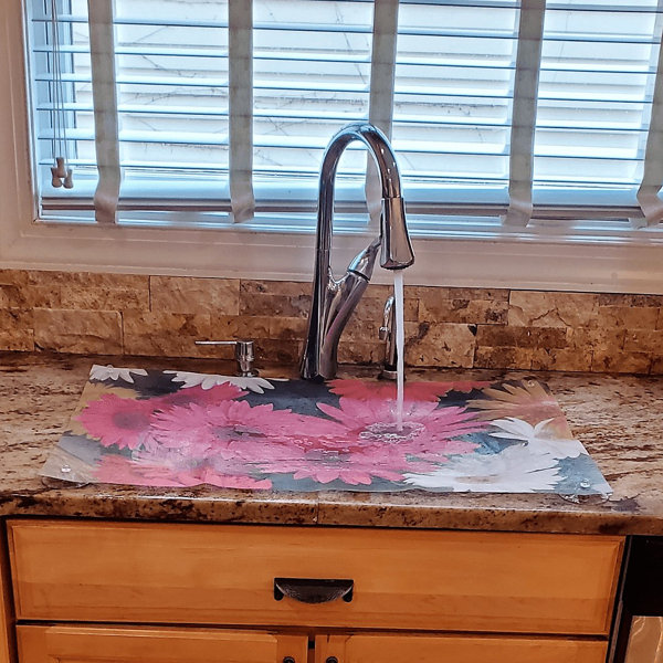 Unique Applications, LLC Cheerful Daisies Decorative Sink Cover Wayfair
